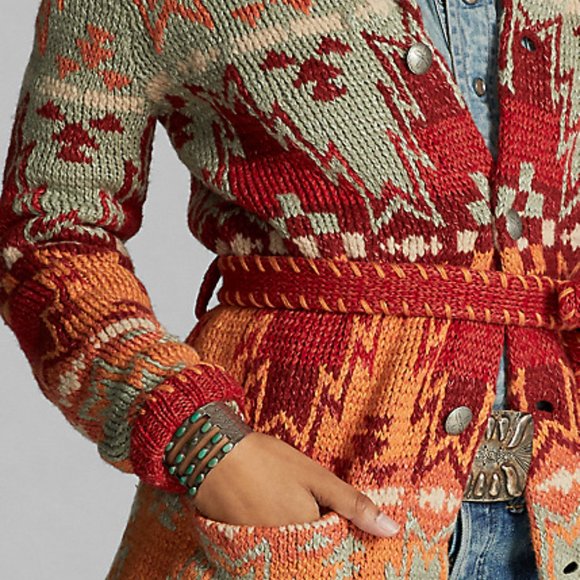 Ralph Lauren Hand-Knit Ranch Cardigan - Picture 14 of 15